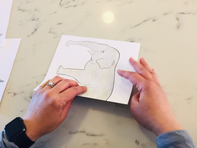 Detailed steps for making mythical paper animals.