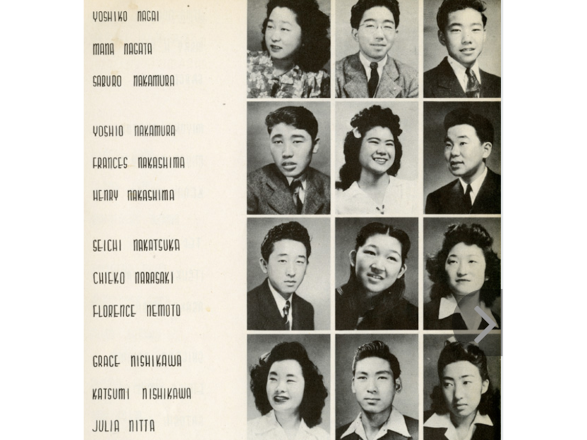 Ruth Awasa's year book photo.